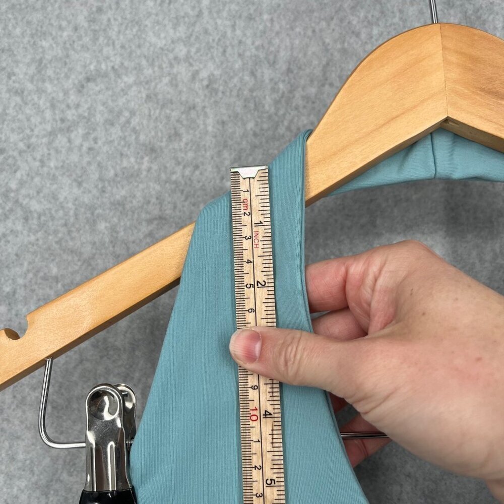 Patagonia Womens Athletic Morning Glory Dress Size M Blue Tie Back Halter Active - Picture 9 of 12